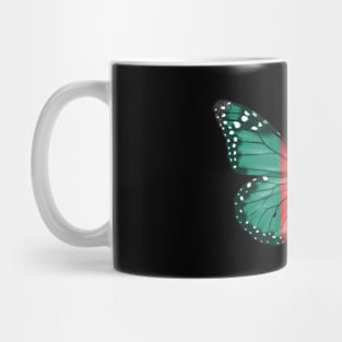 Cameroonian Flag  Butterfly - Gift for Cameroonian From Cameroon Mug